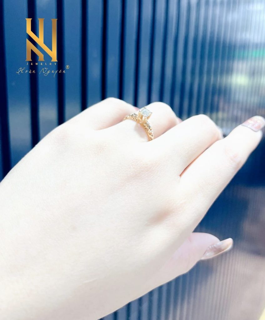 Nhẫn kim cương - Mẫu E02
