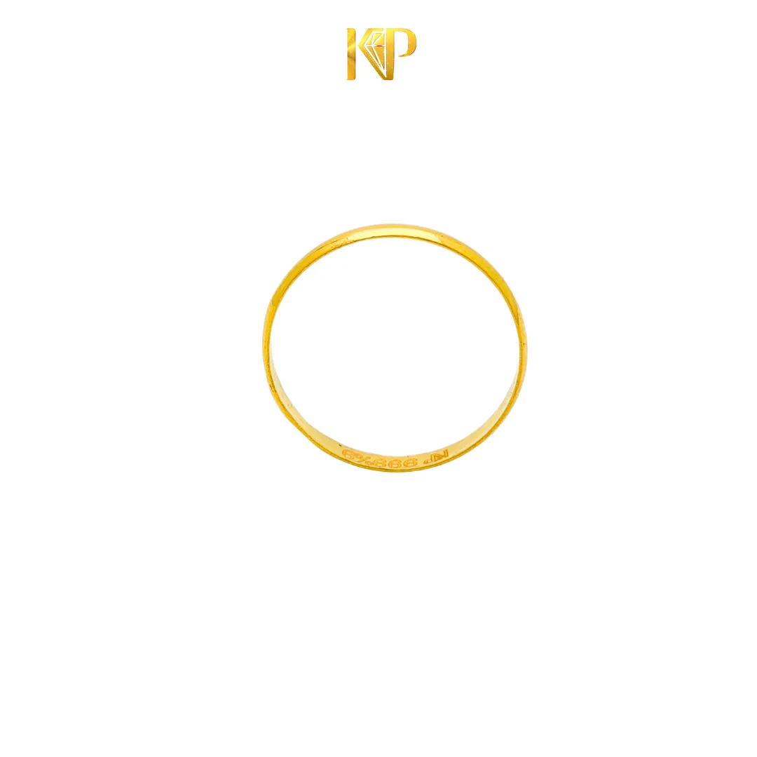 Nhẫn vàng 24K thiết kế tròn đơn giản