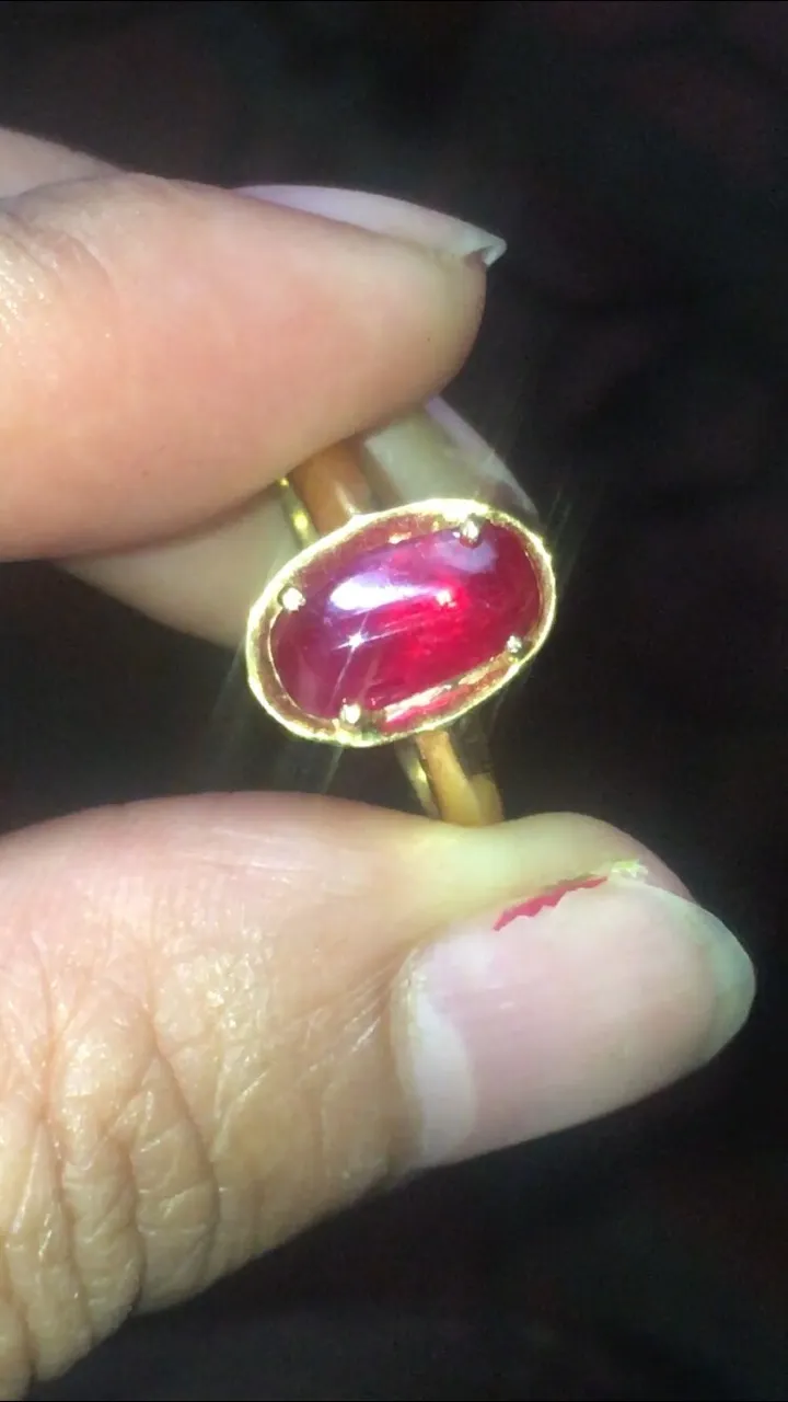 Bộ trang sức đá ruby tự nhiên hoàn chỉnh