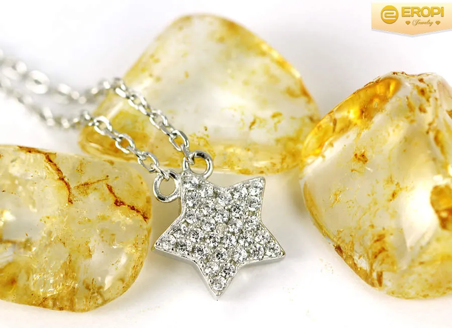 Dây chuyền bạc 925 hình ngôi sao may mắn