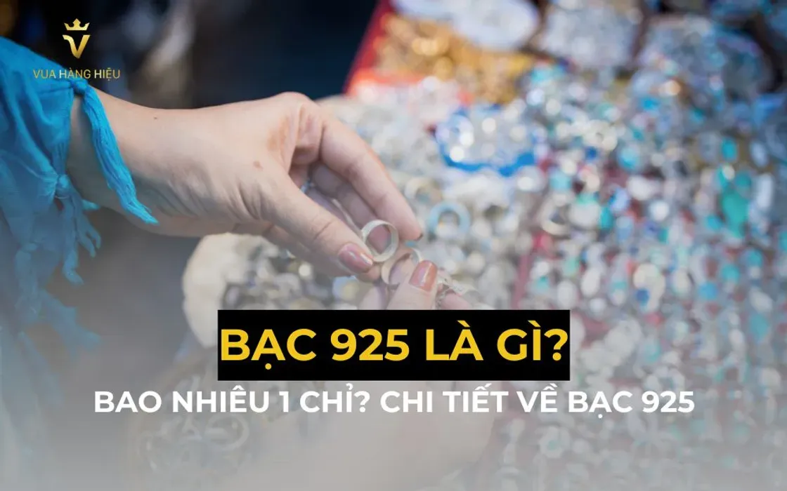 Bạc 925 có nguồn gốc từ Ý với thành phần 92,5% bạc nguyên chất