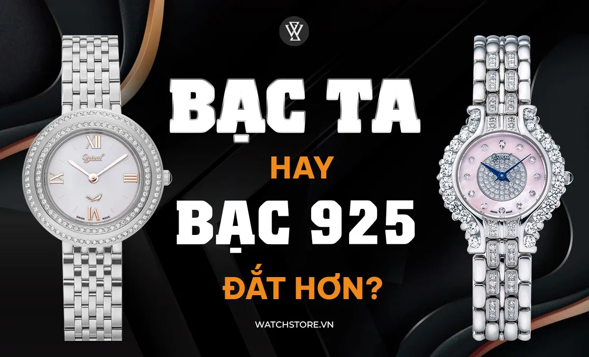 Bảng so sánh giá và đặc tính giữa bạc ta và bạc 925