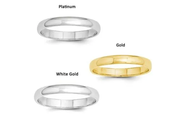 Bạch kim có màu trắng xám tự nhiên không cần mạ