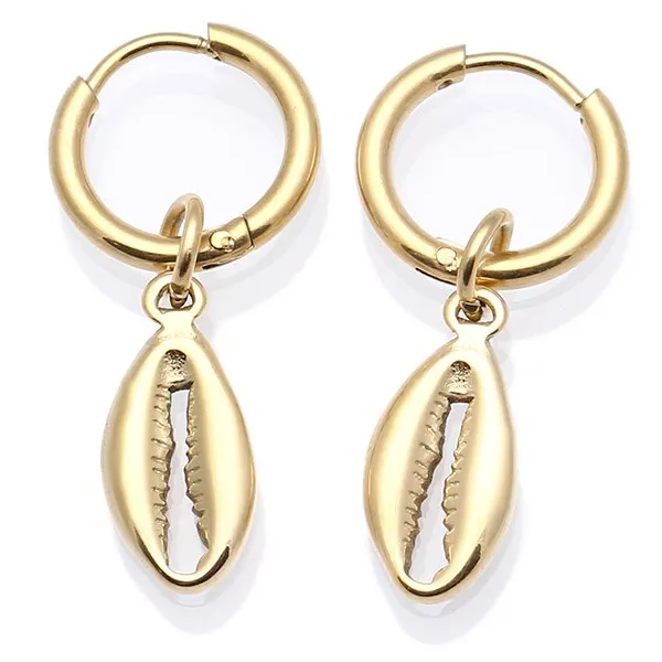 Bông tai hợp kim với thiết kế kẹp hiện đại