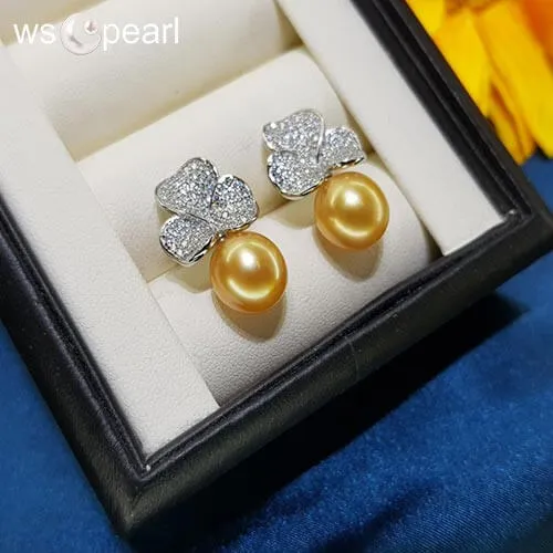 Bông tai ngọc trai South Sea