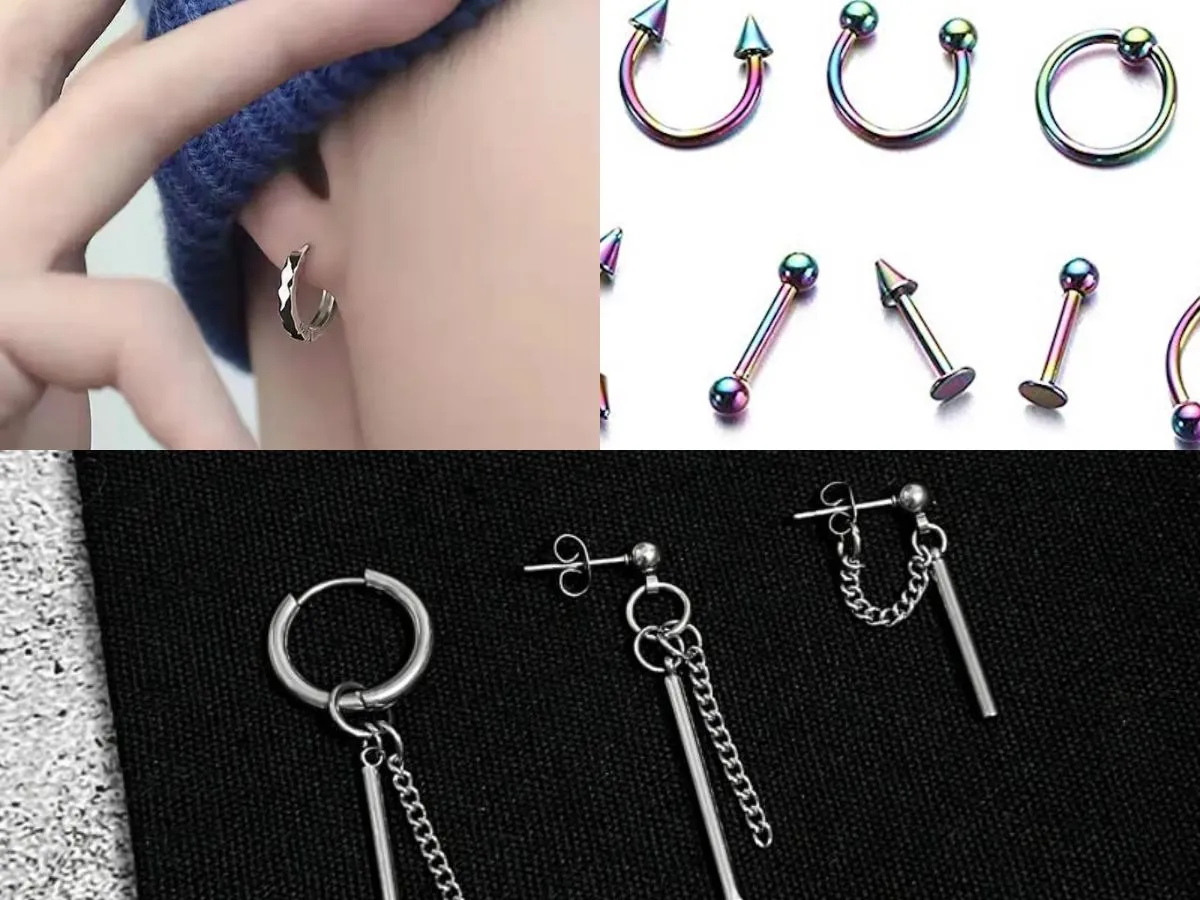 Cách phối đồ với bông tai nam theo từng phong cách thời trang