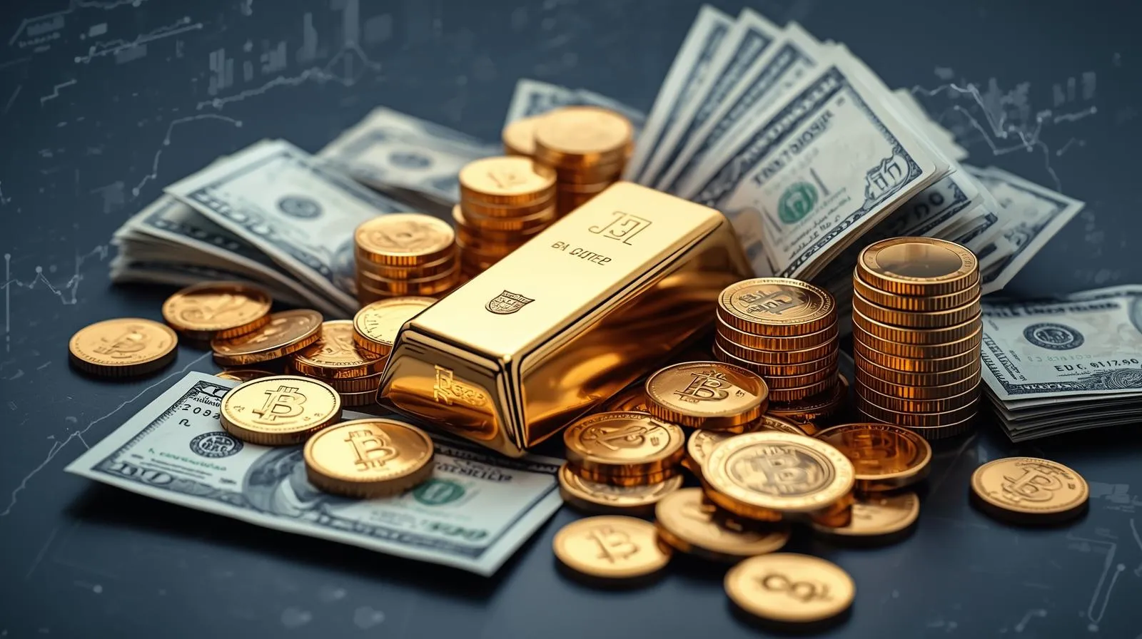 Biểu đồ giá vàng thế giới và tỷ giá ngoại tệ