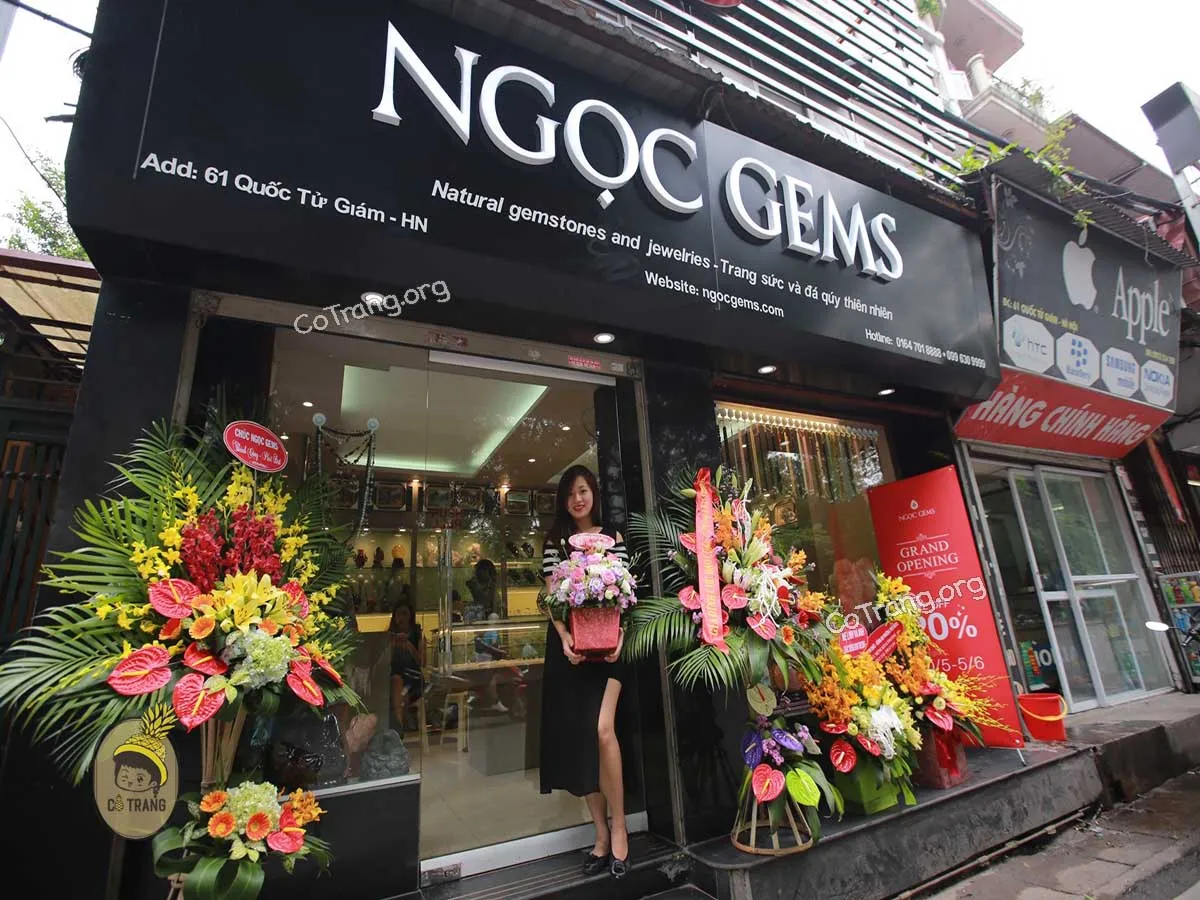 Cửa hàng Ngọc Gems với bộ sưu tập đá quý phong phú