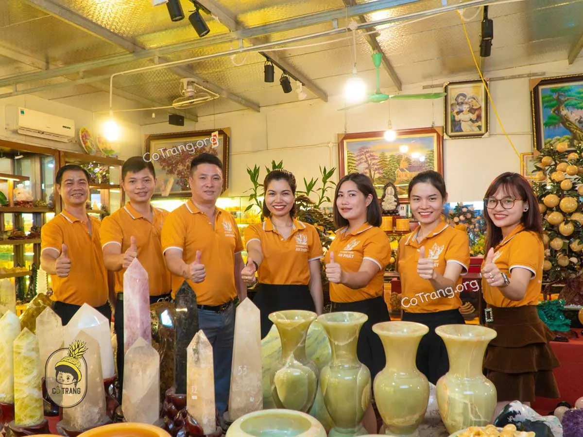 Các tác phẩm đá được chế tác tinh xảo tại An Phát