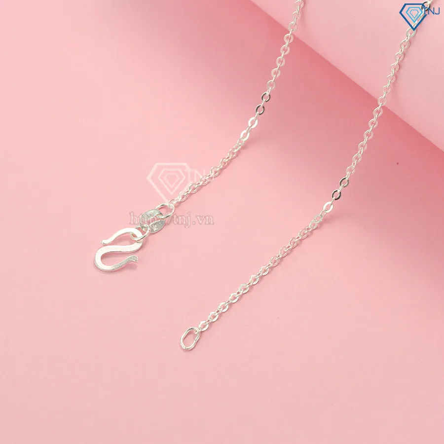 Mặt dây chuyền cá heo với viên đá cubic zirconia lấp lánh
