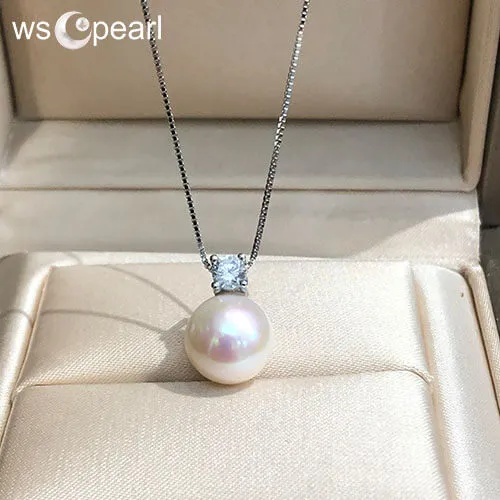 Dây chuyền ngọc trai trắng hồng thanh lịch