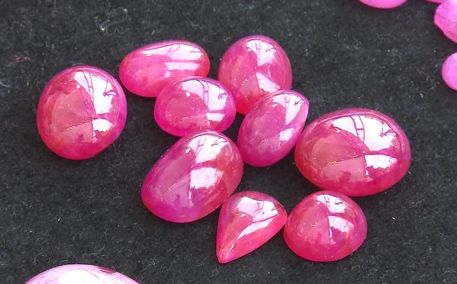 Viên đá sau khi được mài giũa sẵn sàng đưa ra chợ