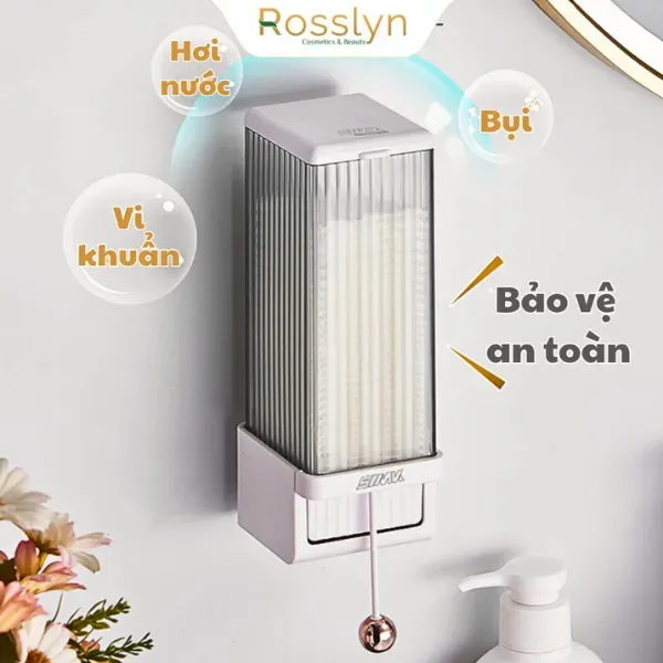 Hộp đựng bông tẩy trang Rosslyn với thiết kế treo tường tiện lợi