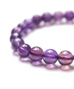 Vòng tay thạch anh tím cao cấp với màu tím đậm đặc trưng