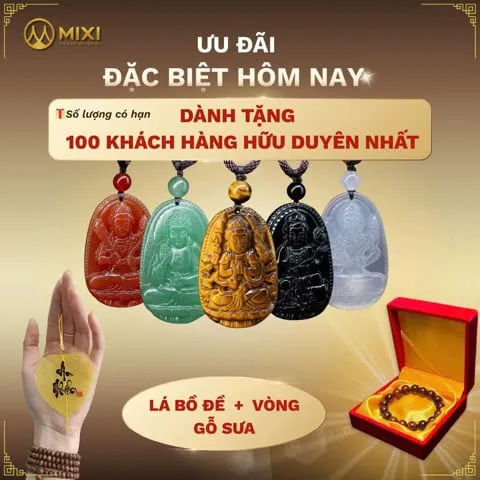 Vòng tay đá quý phong thủy được chế tác từ đá tự nhiên nhiều màu sắc