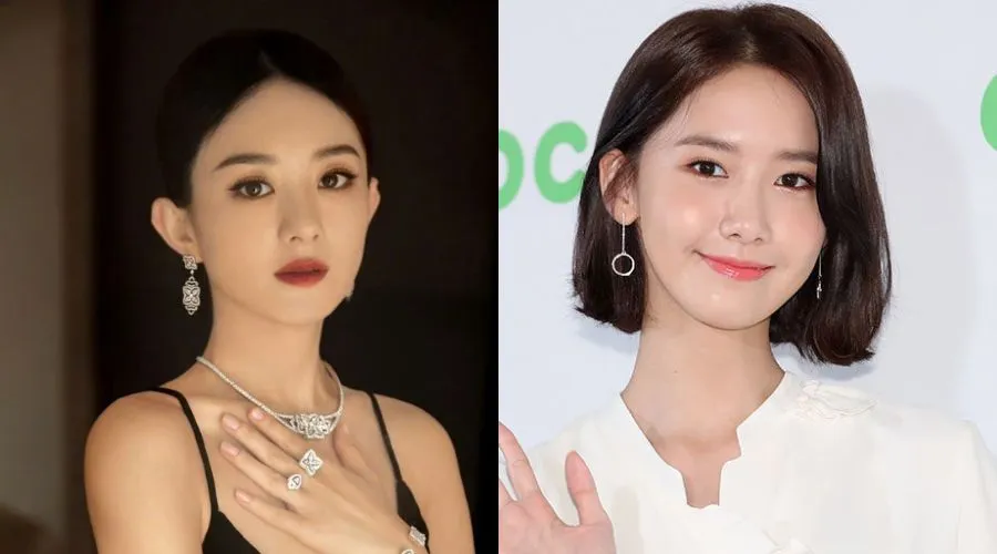 Khuyên tai hình học với góc cạnh rõ ràng giúp gương mặt tròn thêm sắc sảo