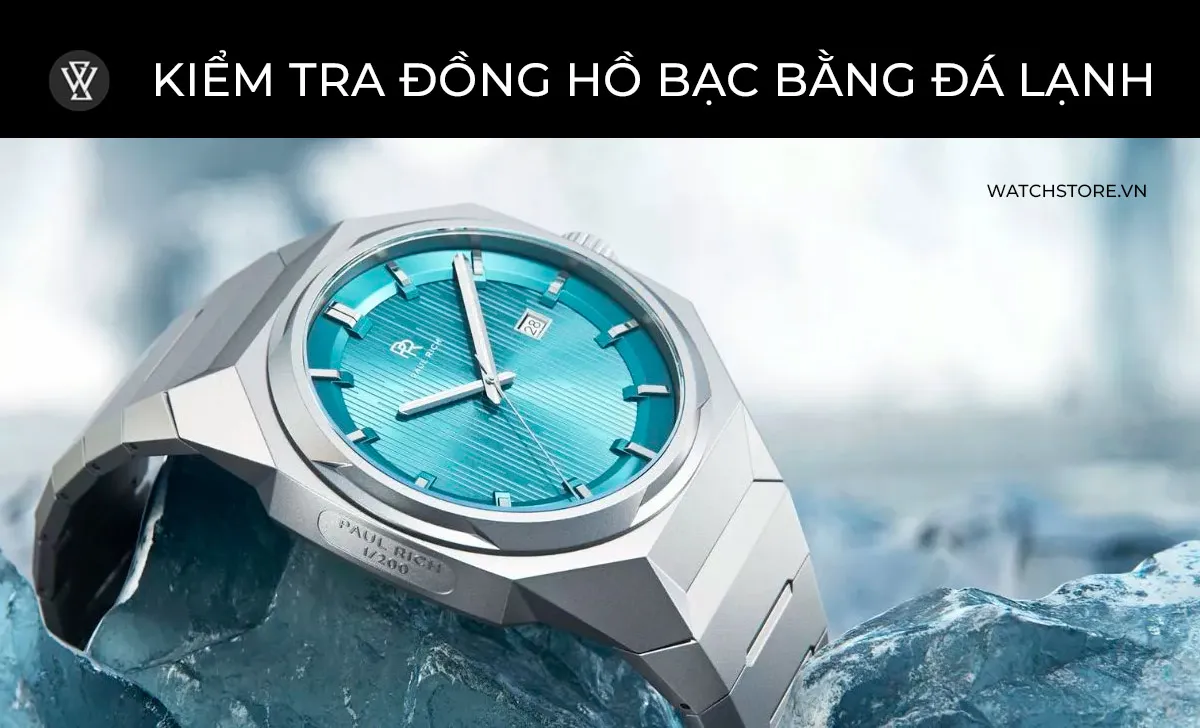 Thử nghiệm độ dẫn nhiệt của bạc bằng đá lạnh