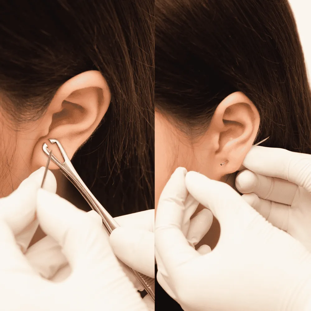 Chỉ nên đeo bông tai khi ngủ trong giai đoạn mới xỏ lỗ tai để tránh lỗ xỏ đóng lại