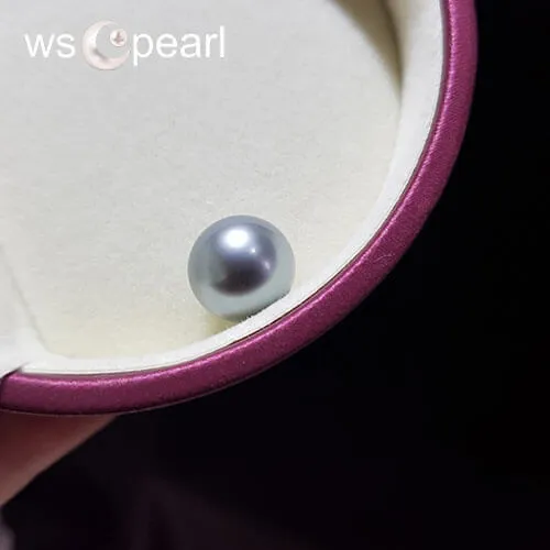 Bộ trang sức ngọc trai Tahiti màu xám long chuột