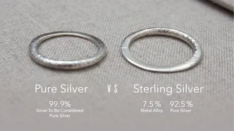 Các dấu hiệu nhận biết bạc ta và bạc 925 qua màu sắc, độ cứng và dấu khắc