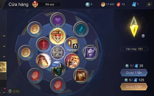 Game thủ tích lũy vé quay từ nhiều nguồn khác nhau trong Liên Quân