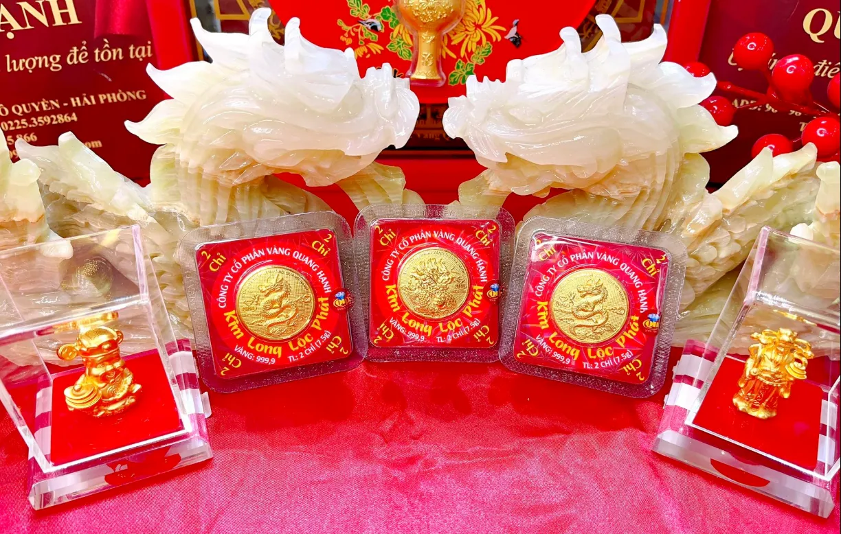 Bảng giá vàng được cập nhật liên tục tại trung tâm vàng bạc đá quý Quang Hạnh