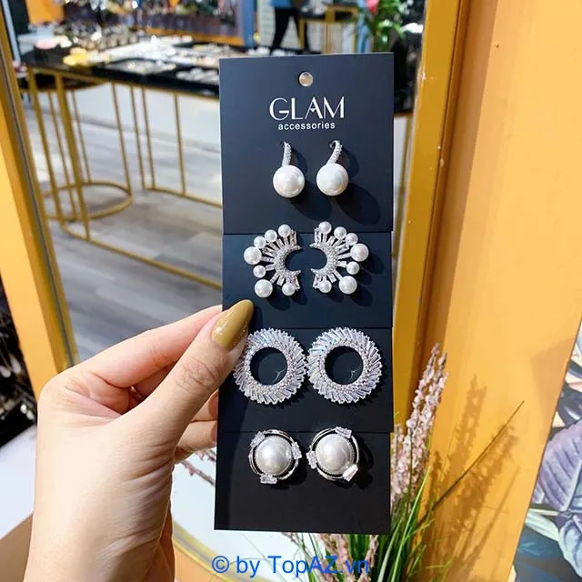 Bông tai nữ tính và dịch vụ gói quà tại Leuleu Accessorize