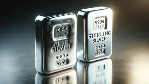 So sánh trực quan giữa bạc ta và bạc 925 về màu sắc và độ bóng