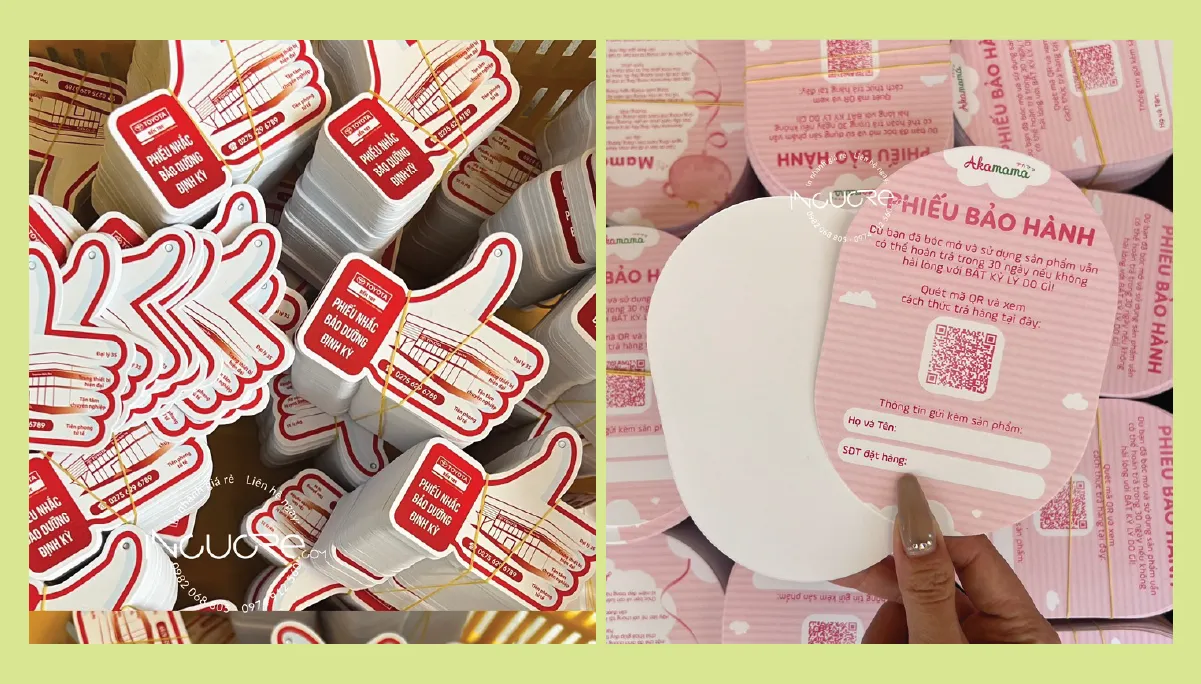 Quy trình sản xuất tag treo với công nghệ in offset hiện đại