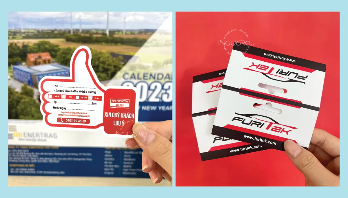 Tag treo với hình dạng tùy chỉnh theo logo thương hiệu