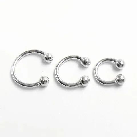 Bông tai Circular Barbell hình cong độc đáo