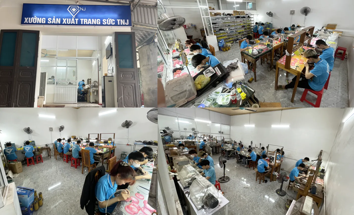 Showroom Hoàn Nguyên Jewelry với không gian trưng bày chuyên nghiệp