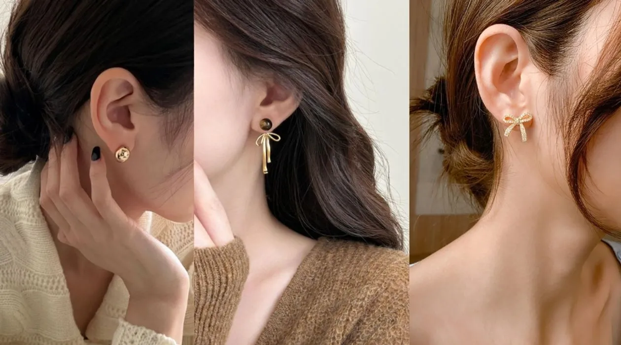 Người mặt tròn nên chọn bông tai dáng dài để tạo cảm giác thon gọn cho khuôn mặt