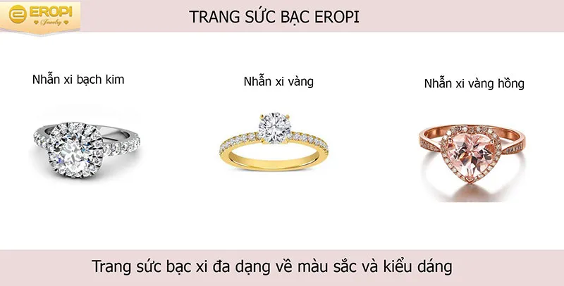 Đa dạng kiểu dáng và màu sắc là điểm mạnh của bạc xi